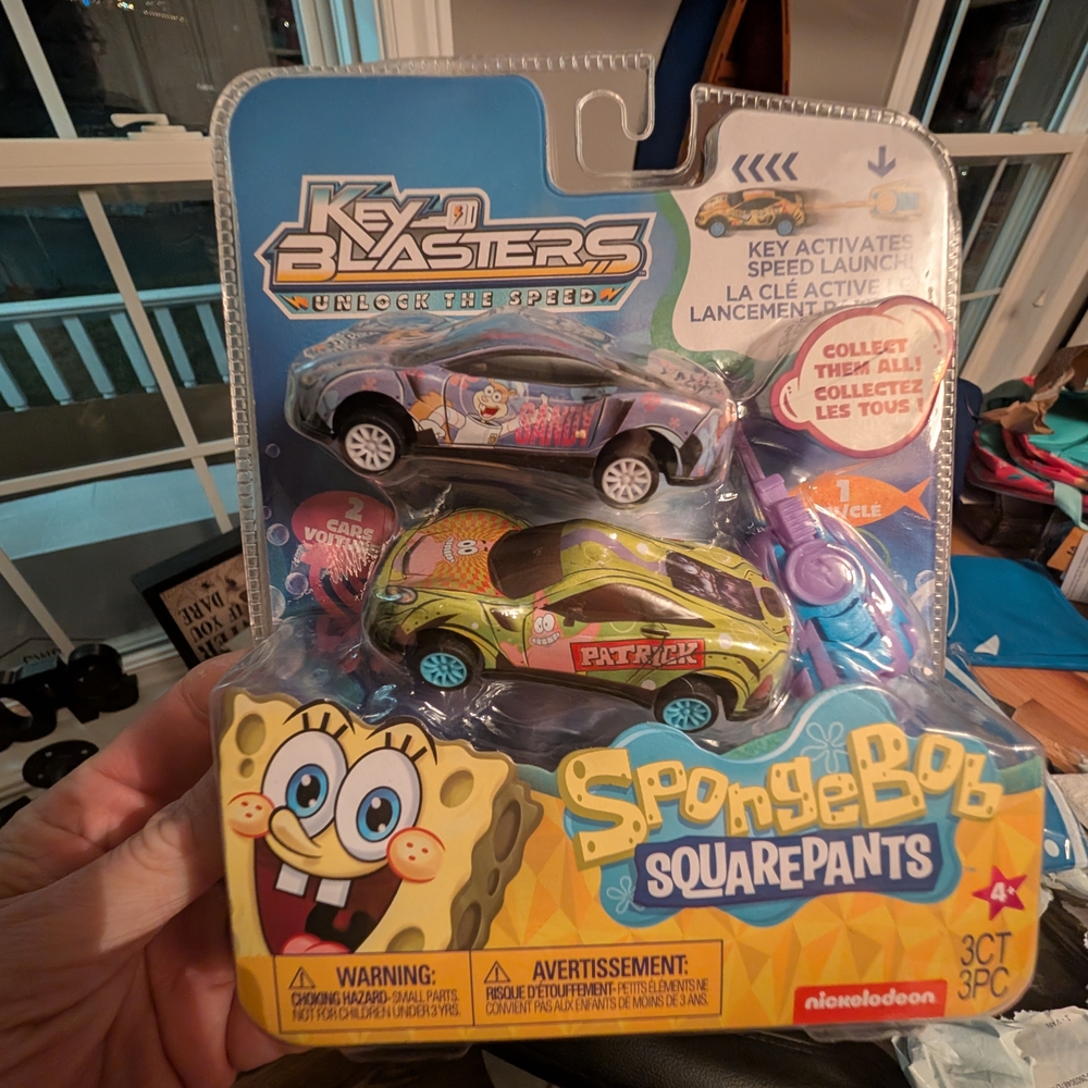 SpongeBob SquarePants Key Blasters  Toy Cars